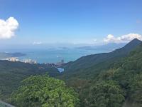 Looking south from Sky Terrace, Pok Fu Lam reservoir in foreground