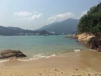 Lin Fa Shan from beach near Tung Wan Tau
