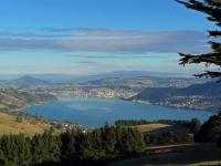 Dunedin and Otago Harbour from Highcliff Road